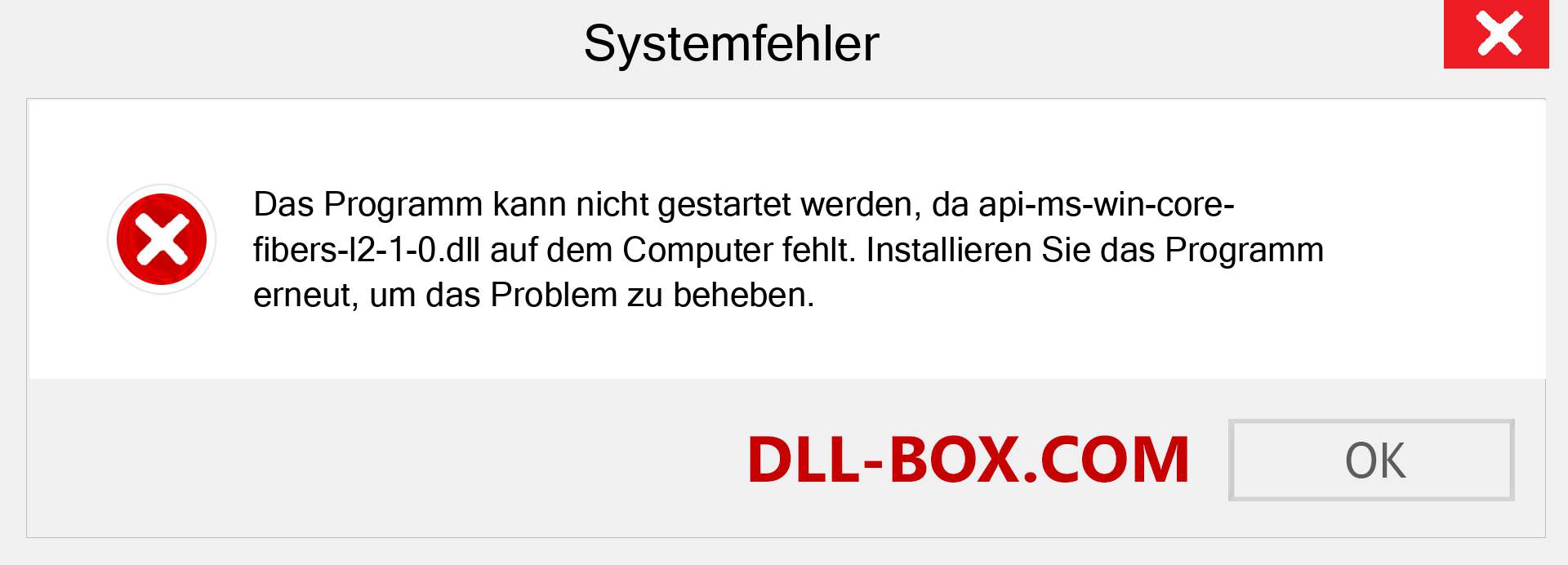 api-ms-win-core-fibers-l2-1-0.dll-Datei fehlt?. Download für Windows 7, 8, 10 - Fix api-ms-win-core-fibers-l2-1-0 dll Missing Error unter Windows, Fotos, Bildern
