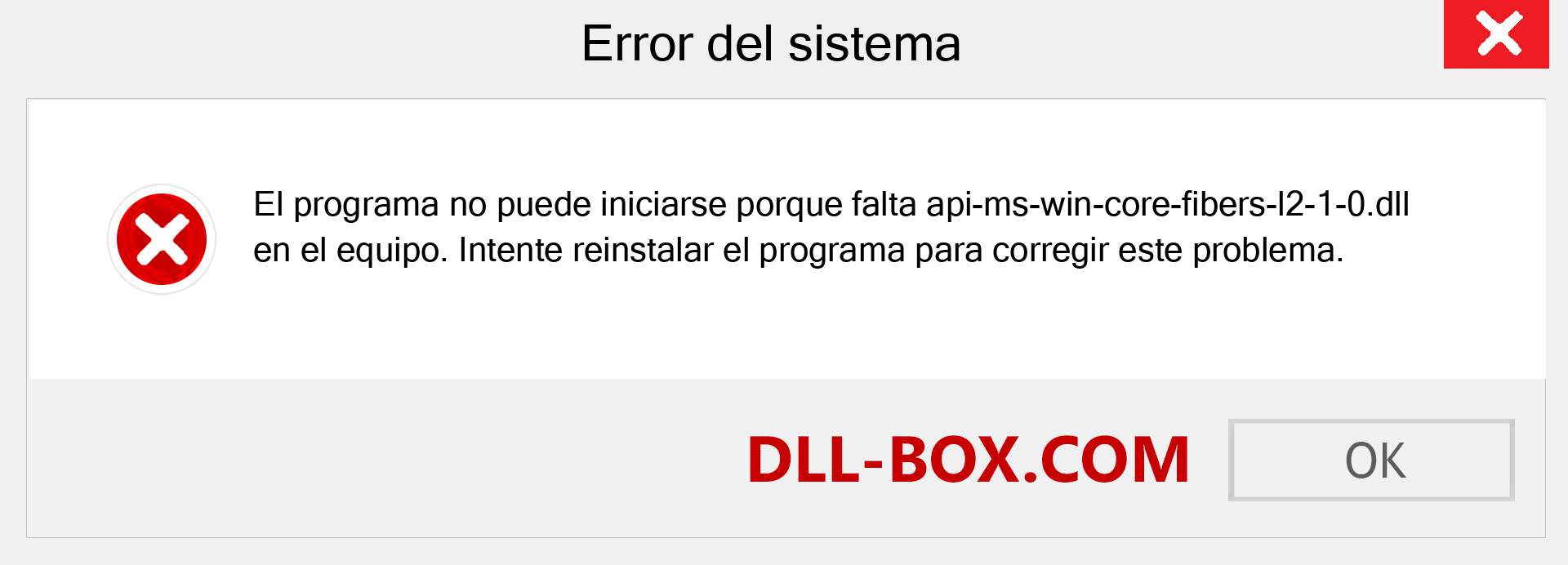 ¿Falta el archivo api-ms-win-core-fibers-l2-1-0.dll ?. Descargar para Windows 7, 8, 10 - Corregir api-ms-win-core-fibers-l2-1-0 dll Missing Error en Windows, fotos, imágenes