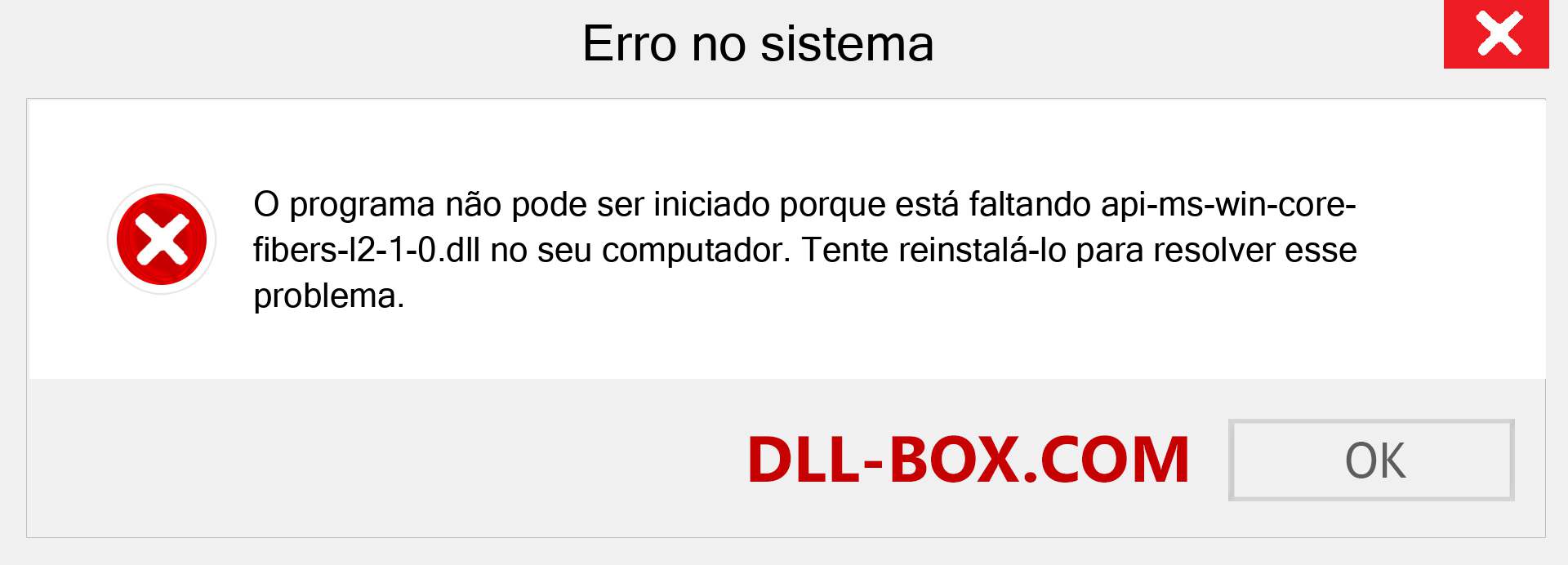 Arquivo api-ms-win-core-fibers-l2-1-0.dll ausente ?. Download para Windows 7, 8, 10 - Correção de erro ausente api-ms-win-core-fibers-l2-1-0 dll no Windows, fotos, imagens
